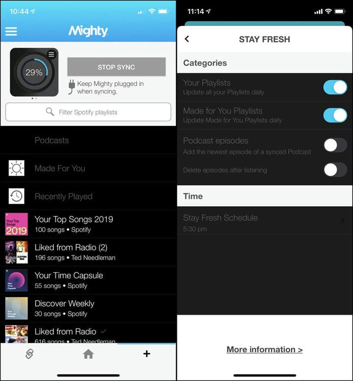 Mighty Vibe: крихітний музичний плеєр для Spotify або Amazon Music